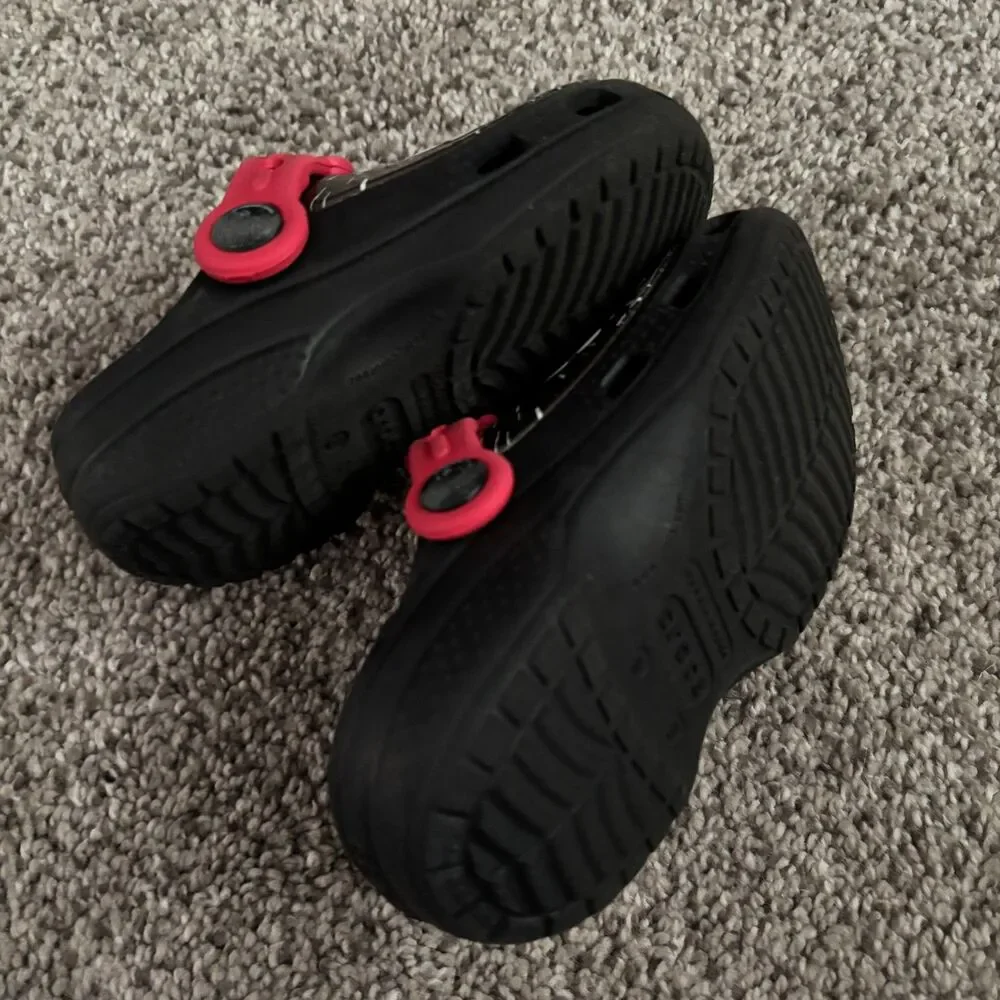 Crocs Kids Star Wars Darth Vader Stormtrooper Clogs Black Red Size C8 C9
